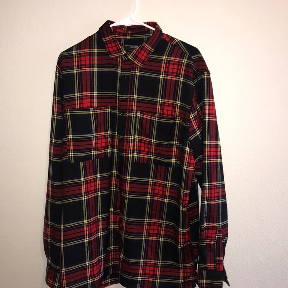 Long sleeved striped shirt